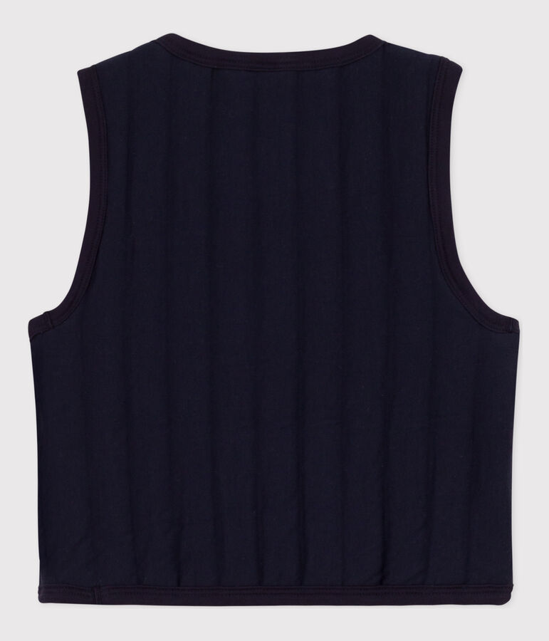 Children's Unisex Tube Knit Bodywarmer blue