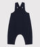 Babies' Quilted Cotton Dungarees SMOKING blue