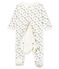 Baby Boys' Velour Bodyjama MARSHMALLOW white/MULTICO white