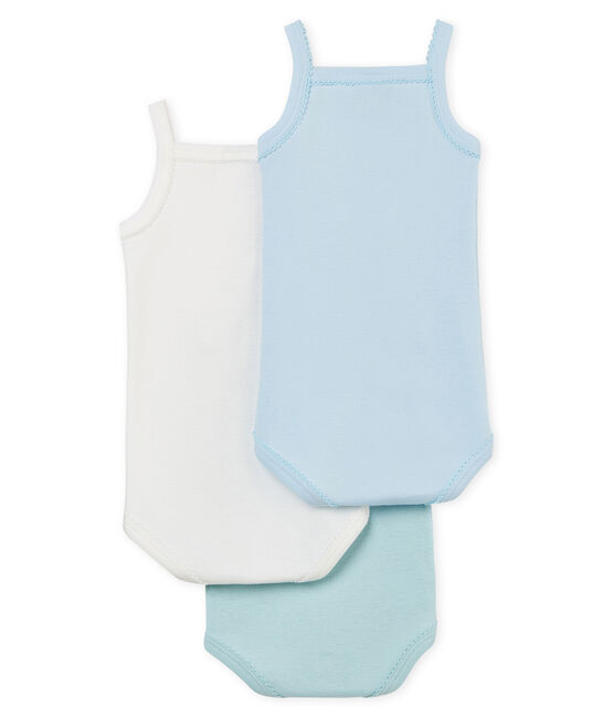 Baby Girls' Bodysuits with Straps - Set of 3 VARIANTE 1 CN