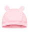 Unisex newborn baby velour bonnet VIENNE pink