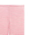 Little girl's wool and cotton leggings CHEEK pink/MARSHMALLOW white