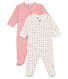 Baby girl's sleepsuit duo