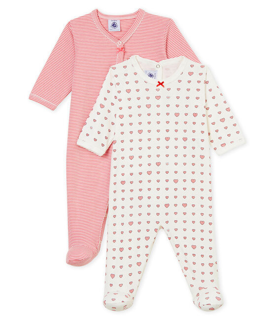 Baby girl's sleepsuit duo variante 1
