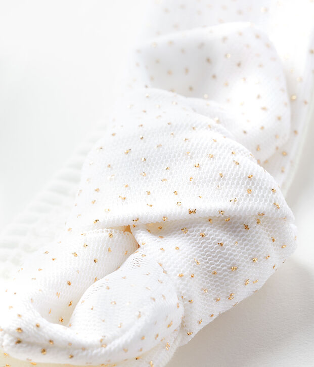 Girls' Headband white/pink