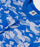 Children's Short Cotton Print Pyjamas FUJI /MARSHMALLOW
