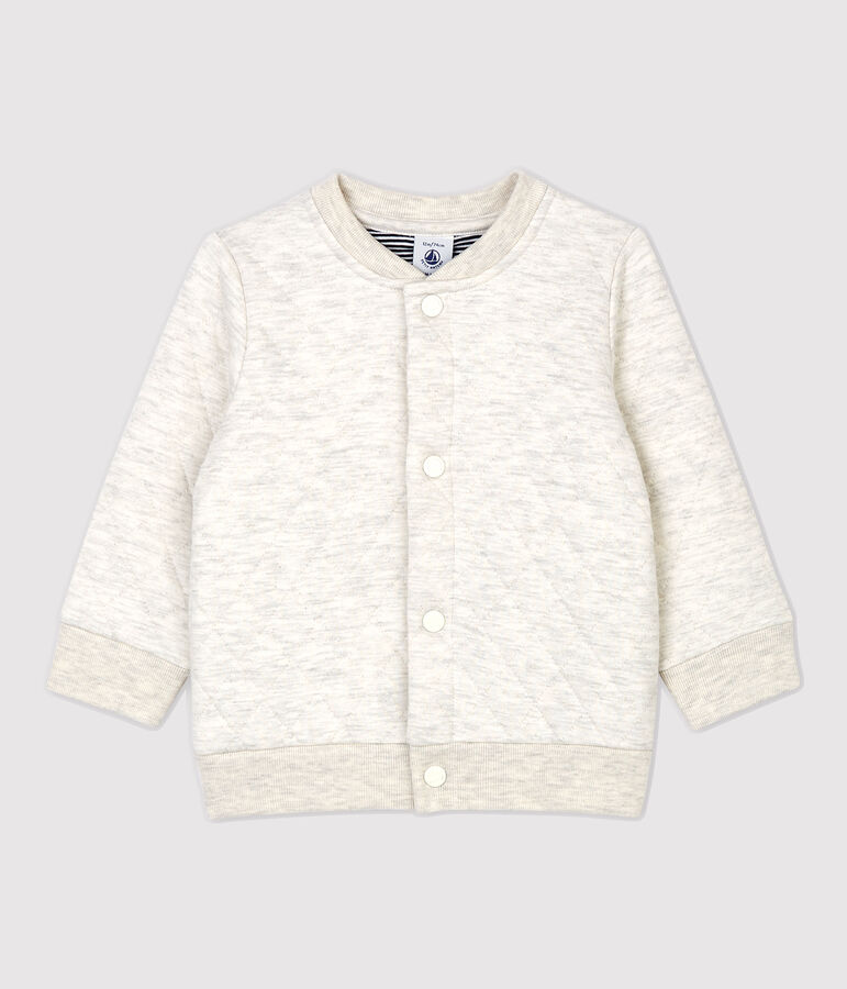 Babies' Quilted Cardigan beige