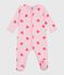 Babies' heart-print cotton pyjama suit MARQUISE /PEACHY