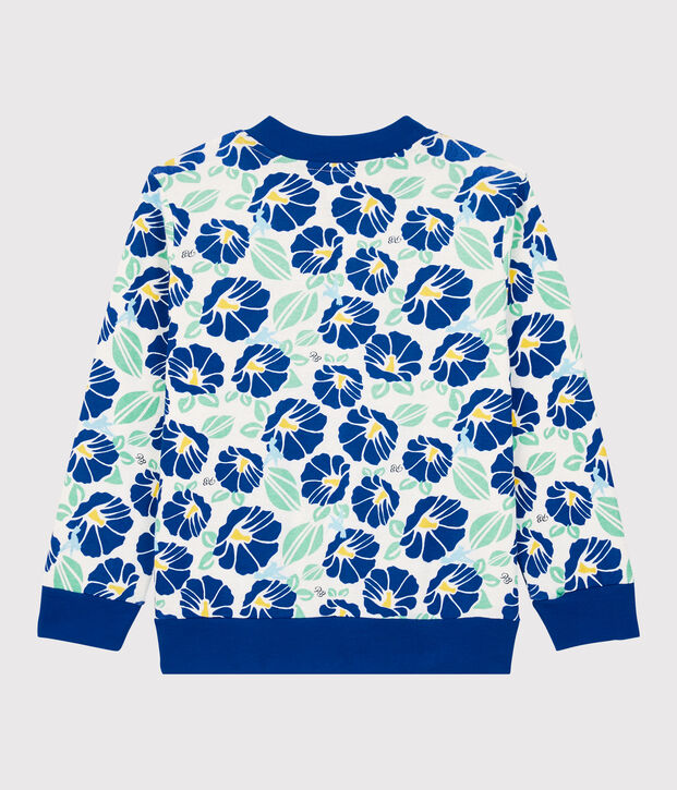 Boys' Cotton Cardigan white/multicolor