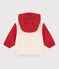 Babies' colour block printed windbreaker, pinstripe lining red/multicolor
