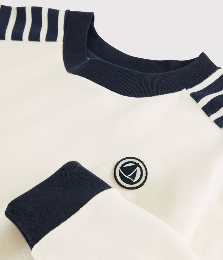 Women's sweatshirt white/blue