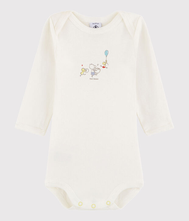 Unisex Babies' Long-Sleeved Bodysuit white/yellow