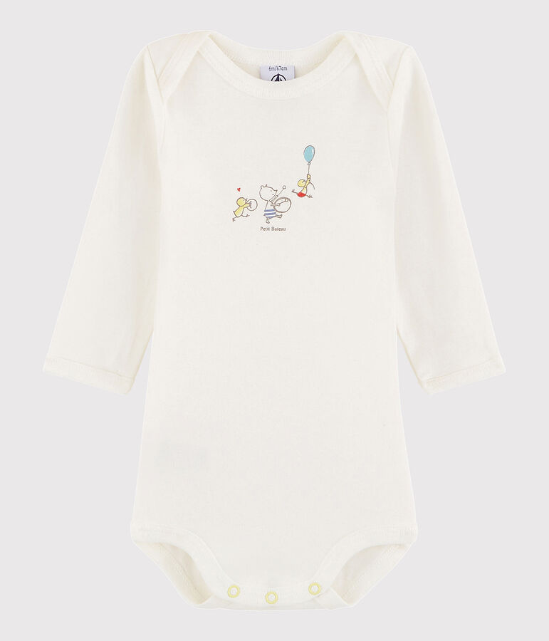 Unisex Babies' Long-Sleeved Bodysuit white/yellow