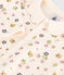 Babies' cotton floral print footless pyjama suit AVALANCHE white/MULTICO