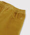 Girls' Velvet Trousers TOPAZE yellow
