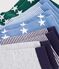 5 pairs of babies' cotton socks printed with stars and stripes multicolor