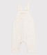 Babies' Long Quilted Tube-Knit Dungarees