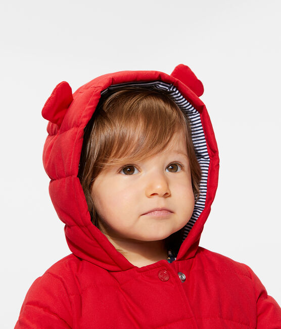 Baby Girls' Microfibre Down Jacket TERKUIT red