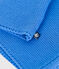 Babies' moss stitch cotton cardigan EDNA blue