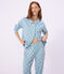 Women's buttoned printed cotton pyjamas MIMI /ECUME