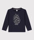 Boys' Long-Sleeved Cotton T-Shirt