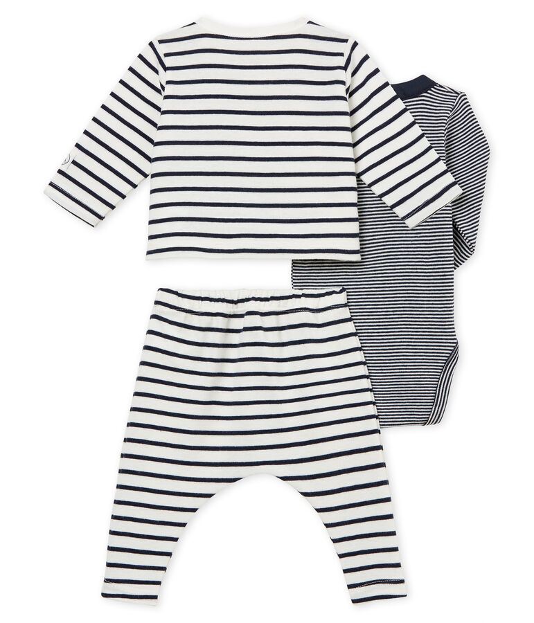 Baby boys' striped clothing - 3-piece set multicolor
