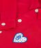 Children's jacket in plain cotton red