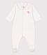 Mini Heart Patterned Cotton Sleepsuit