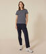 Women's Straight Round-Neck Cotton T-Shirt
