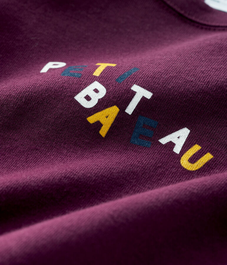 Baby boy's t-shirt purple