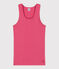 Women's Iconic cotton tank top PEONIA pink