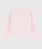 Girls' Cotton Knit Cardigan MINOIS pink