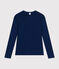 Women's Iconic Cocotte Stitch Cotton T-Shirt MEDIEVAL blue