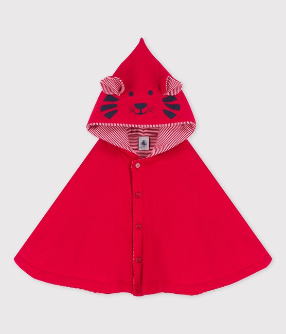 Babies' Organic Cotton Cape TERKUIT red