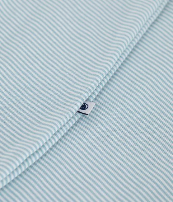 Stripy cotton 0.5 TOG baby sleeping bag MIMI /MARSHMALLOW