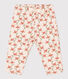 Babies' Patterned Quilted Tube-Knit Trousers