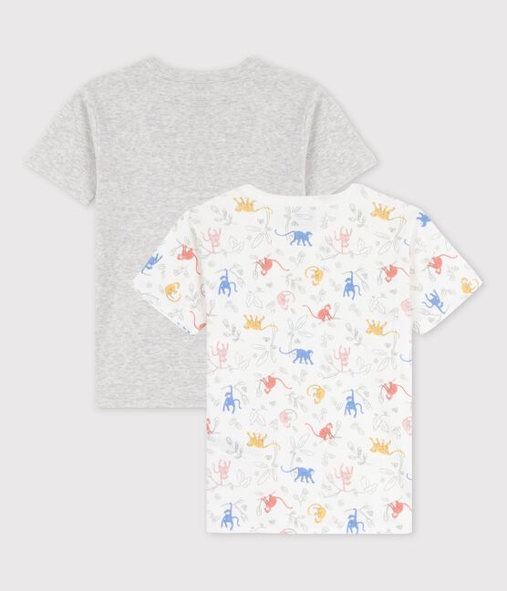 Boys' Short-Sleeved Organic Cotton T-shirts - 2-Pack variante 1