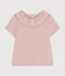 Babies' Short-Sleeved Jersey Blouse SALINE pink