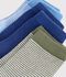 Babies' pinstripe cotton socks - 3-Pack multicolor