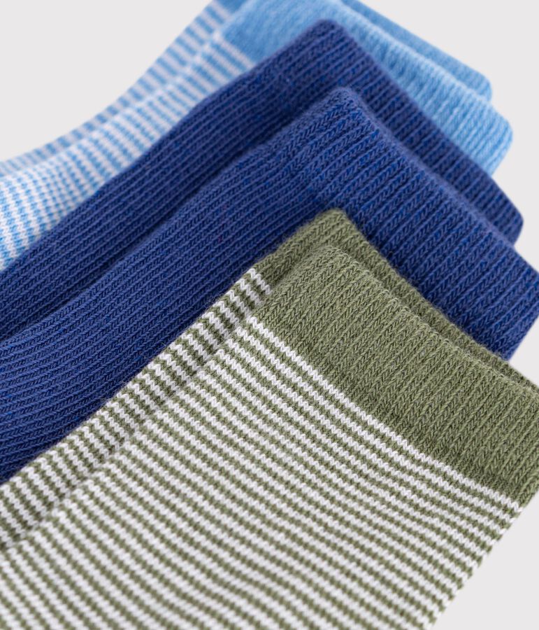 Babies' pinstripe cotton socks - 3-Pack variante 1