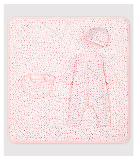 Babies' Pink Organic Cotton Newborn Gift Set variante 1