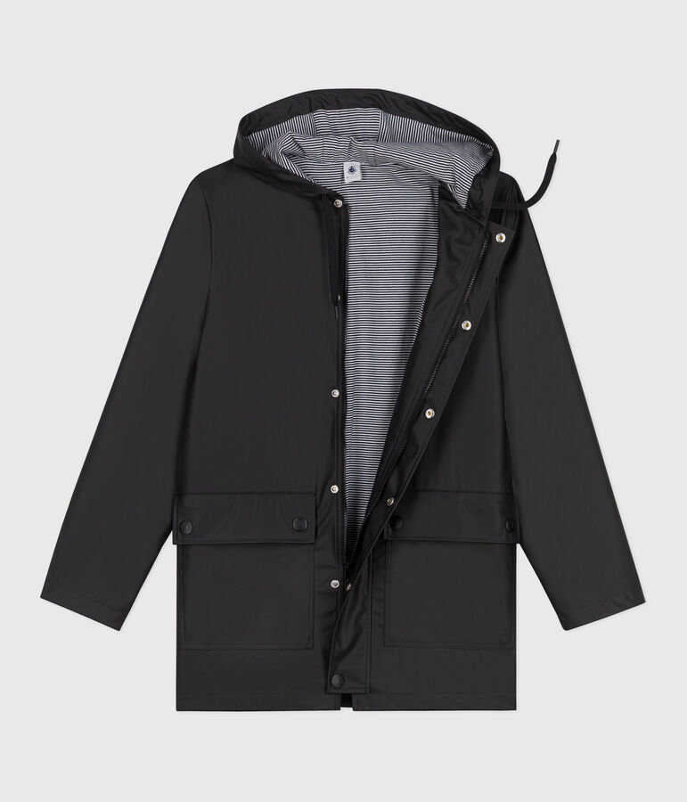 Iconic raincoat for men or women black