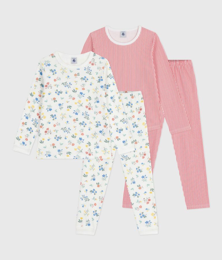 Pack of children's printed cotton pyjamas multicolor