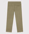 Boys' Regular Cotton Serge Trousers MARECAGE green