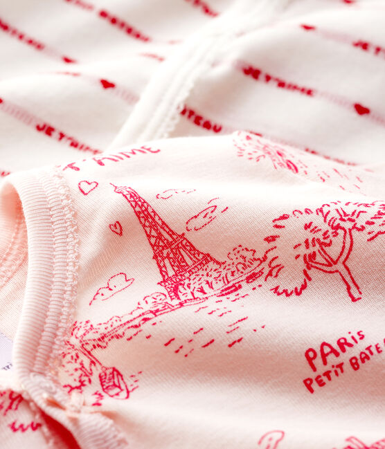 Baby Girls' Footless Cotton Sleepsuit - 2-Pack variante 1