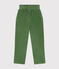 Girls' corduroy trousers PALMERAIE green
