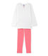 Girls' polka dot pyjamas