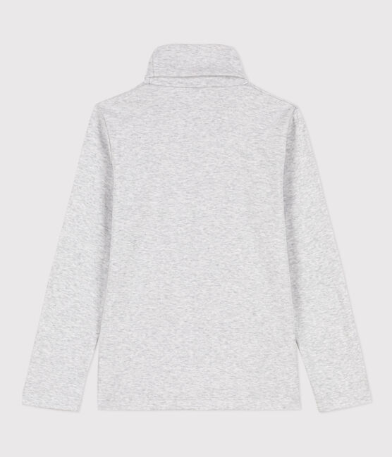 Children's Unisex Cotton Polo Neck POUSSIERE CHINE grey