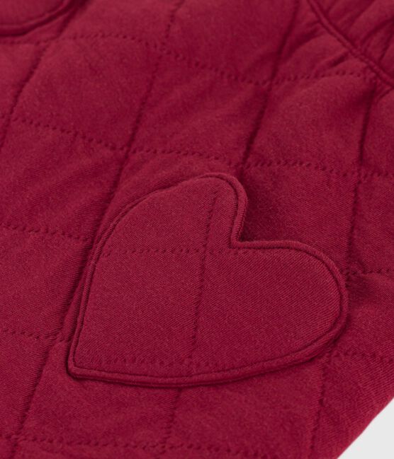 Children's plain cotton skirt AMARANTE