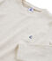 Boys' Long-Sleeved T-shirt MONTELIMAR CHINE beige